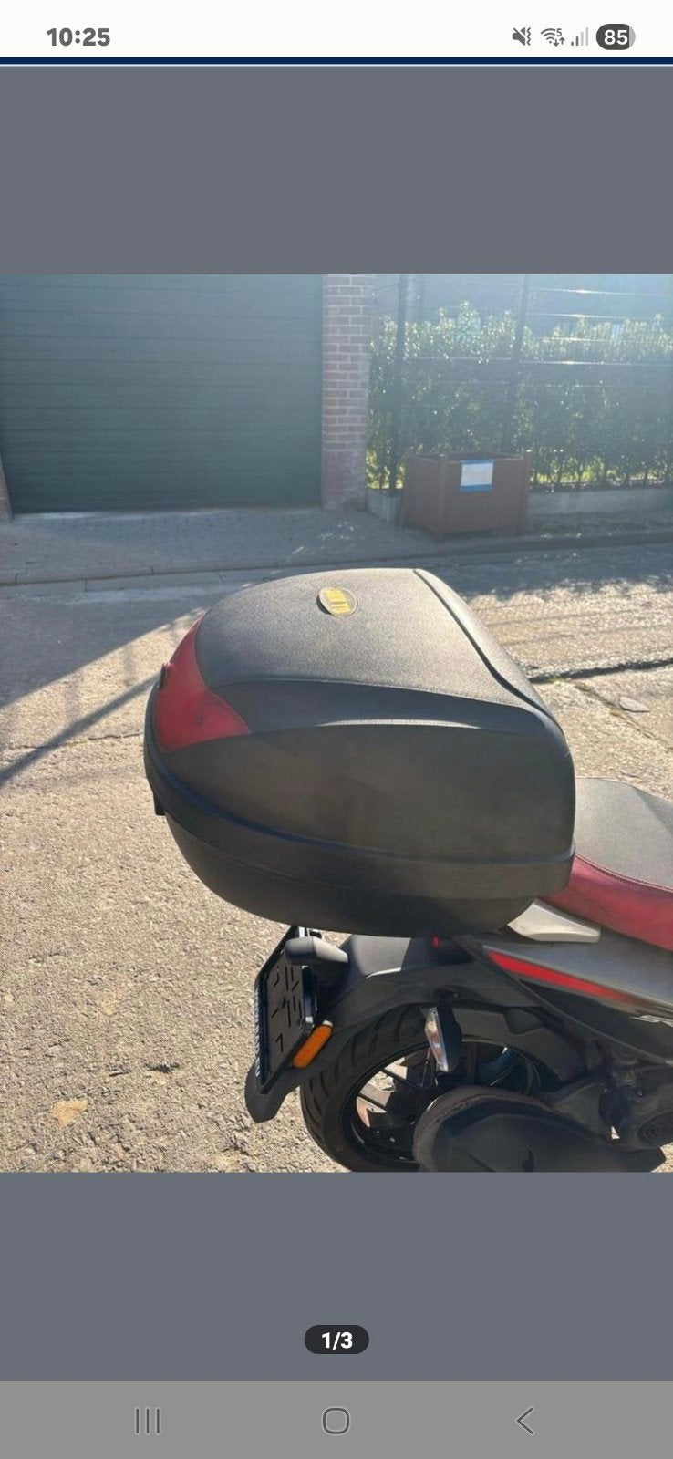 Kofferbak inclusief alle bevestiging voor Aprilia sr, Fietsen en Brommers, Ophalen