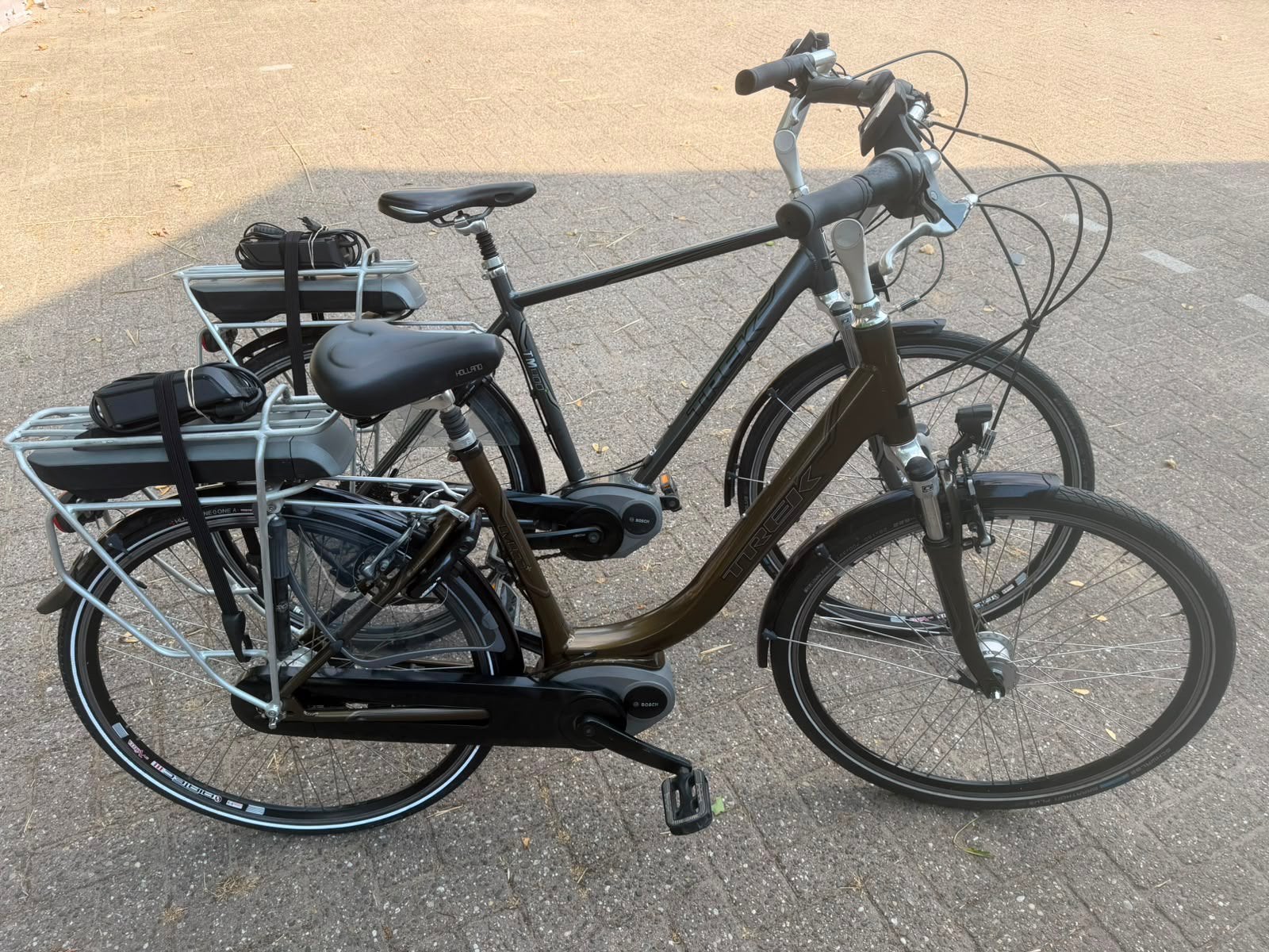Set Electrische trek bosch middenmotor fietsen, Zo goed als nieuw, 51 tot 55 cm, 50 km per accu of meer, Ophalen