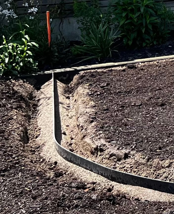 Cortenstaal 3m x 15cm (3mm), Tuin en Terras, Aarde en Mest, Ophalen