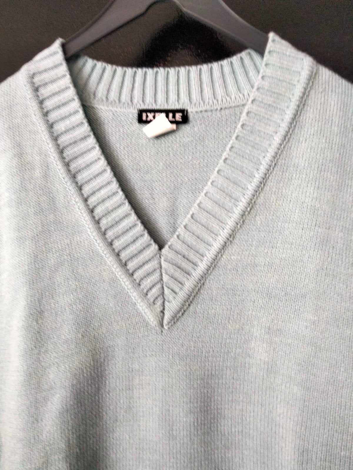 Debardeur van het merk Belgische 46/48.op maat of oversized., Kleding | Dames, Ophalen of Verzenden, Maat 34 (XS) of kleiner, Blauw