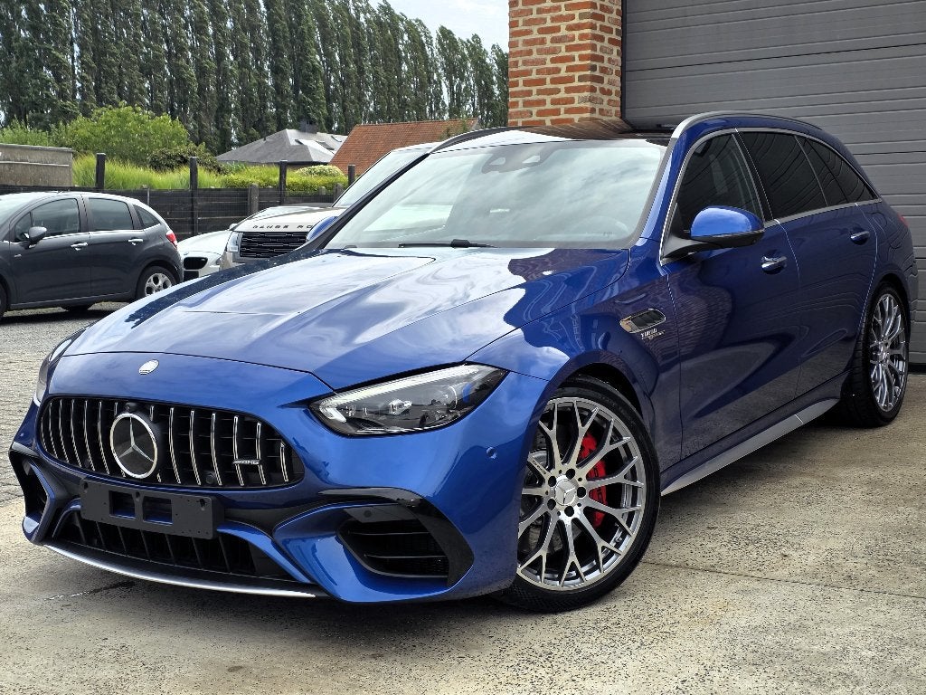 Mercedes C63S E Performance 680PK - Spectral Blue ALS NIEUW, Autos, Mercedes-Benz, Achat, Euro 6, Entreprise, 680 kW