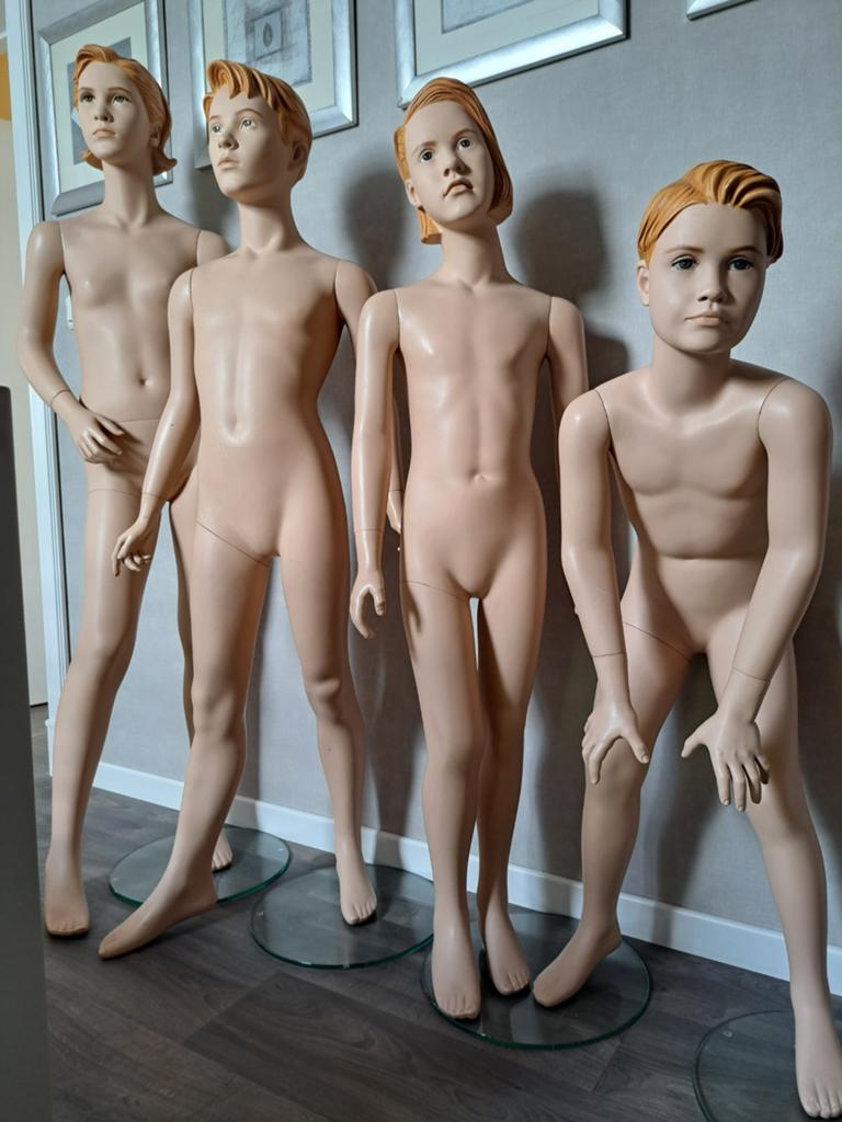 Vintage etalagepoppen/paspoppen, Ophalen