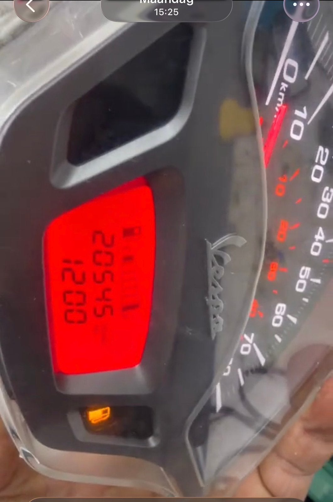Vespa teller correctie, Ophalen, Zo goed als nieuw
