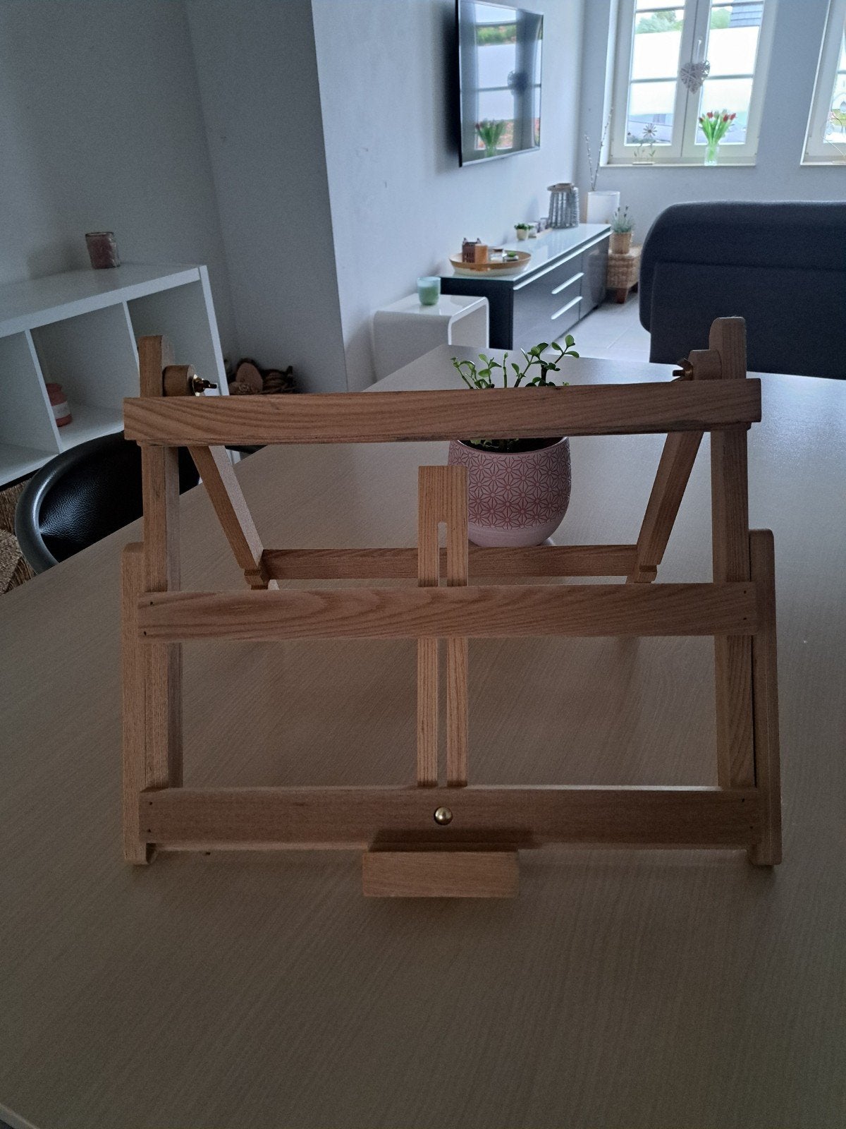 Schildersezel tafelmodel, Ophalen, Gebruikt