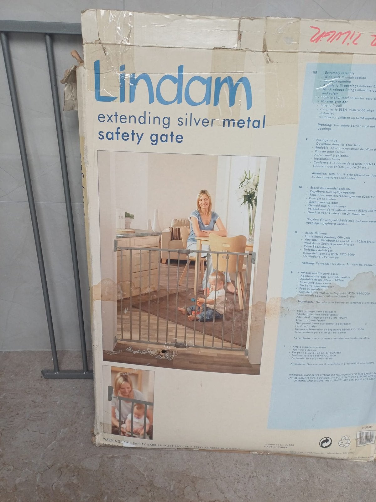 Porte d'escalier Lindam, Enfants & Bébés, Enlèvement, Comme neuf