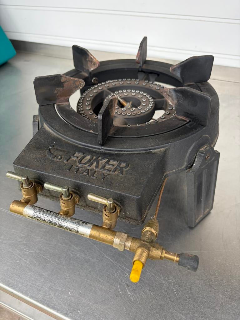 Foker wokbrander / kookbrander gas, Enlèvement, Comme neuf