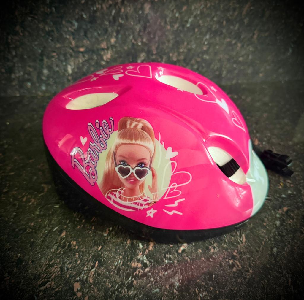 Casque de vélo - filles - Barbie (comme neuf), Enlèvement, Comme neuf, S, Garçon ou Fille