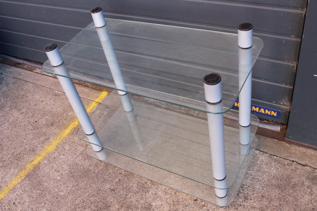 Meuble Télévision, 25 à 50 cm, Enlèvement ou Envoi, Verre, Moins de 100 cm