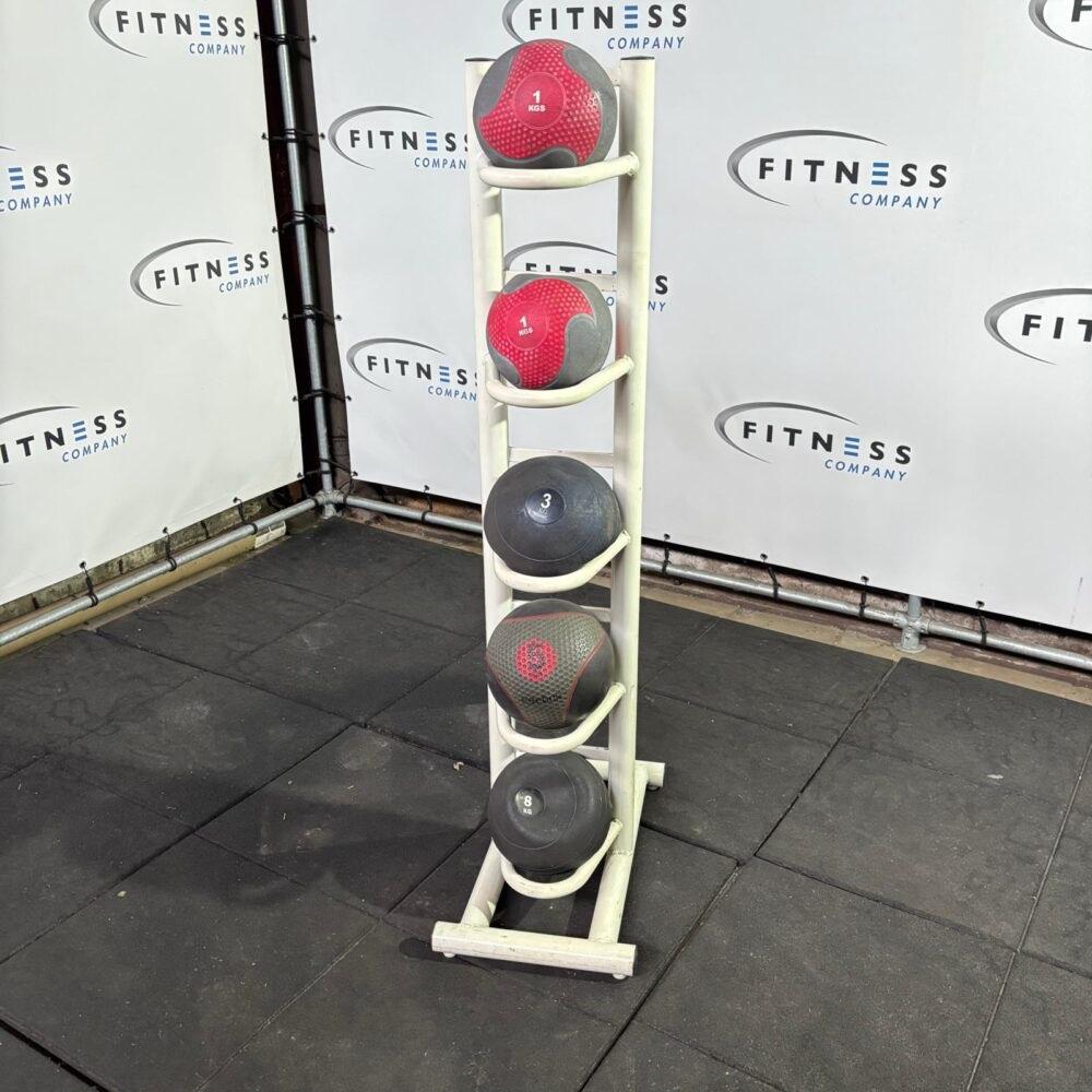 Ballen Rek - Incl. Medicijnballen, Sport en Fitness, Fitnessmaterialen, Ophalen of Verzenden, Gebruikt, Benen, Fitnessbal