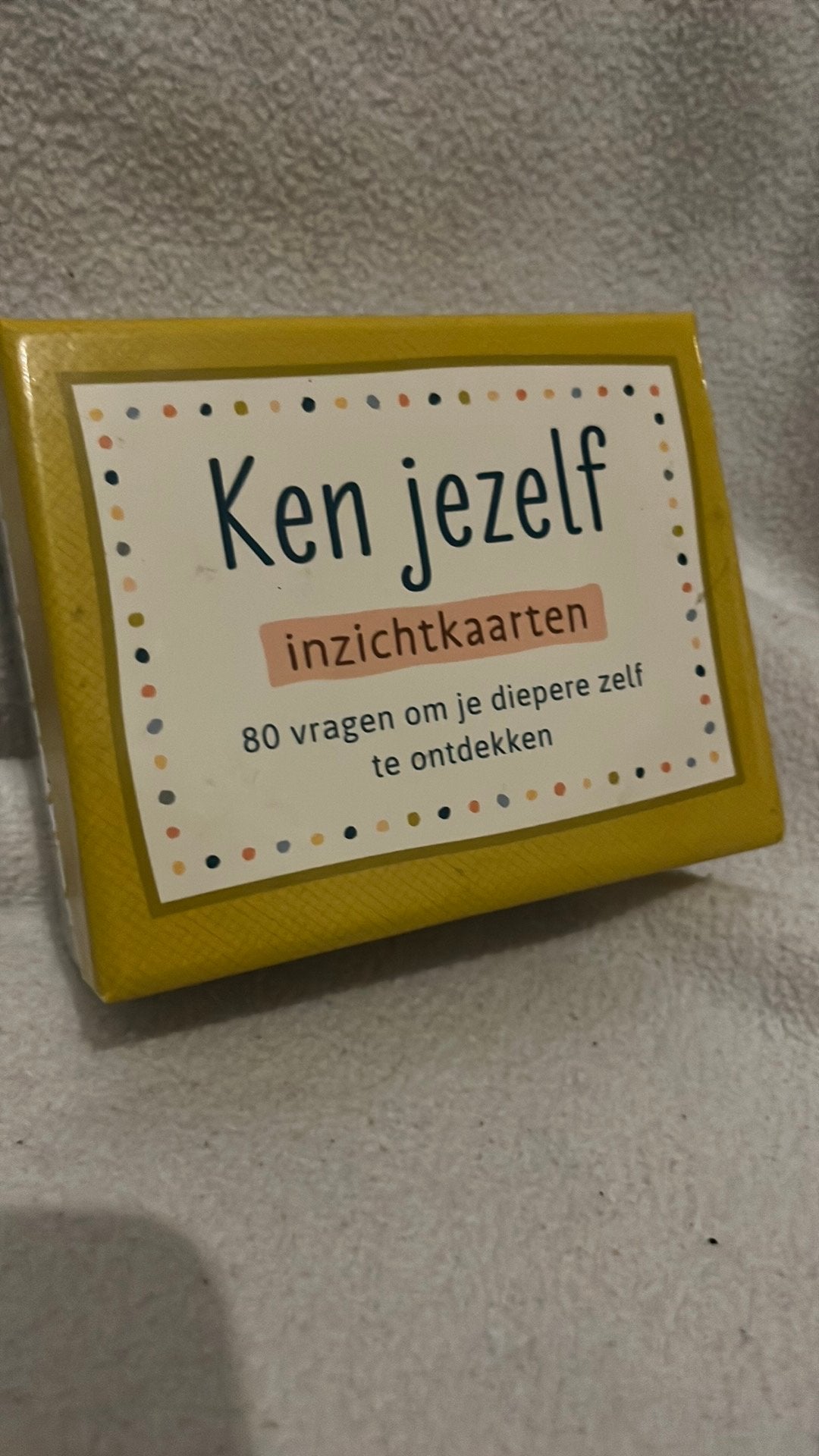 Ken jezelf - Inzichtkaarten, Boeken, Ophalen, Nieuw