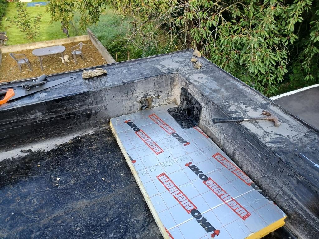 Spécialiste en Epdm,roofing,ardoisee depuis plus de30ans, Bricolage & Construction, Enlèvement ou Envoi, Comme neuf