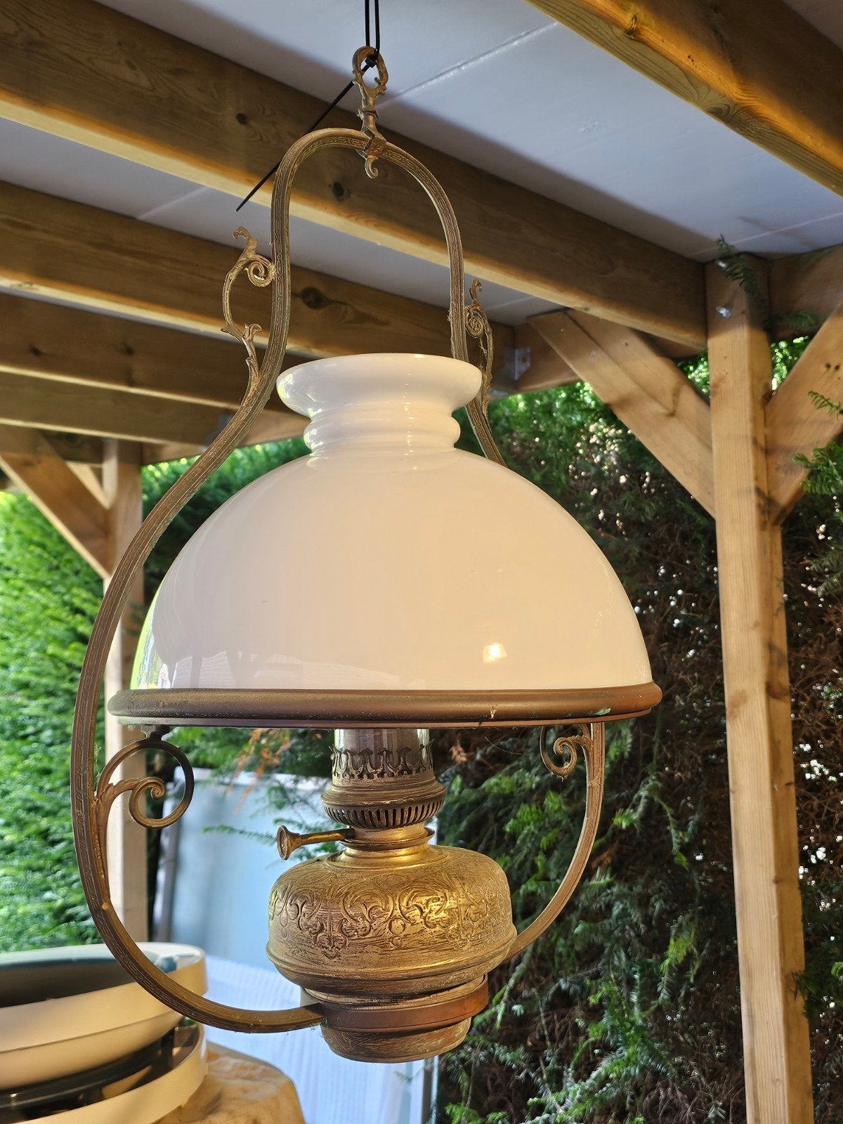 Élégante lampe ancienne au kérosène L&B, objet de collection, Enlèvement