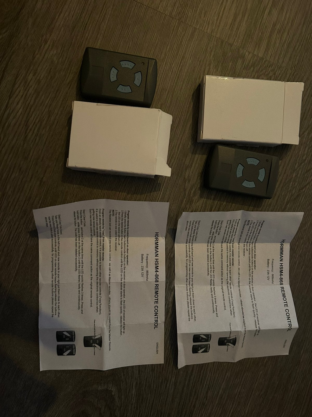 2x Hörmann HSM4-868 afstandsbediening 868,3 MHz – Nieuw, Ophalen of Verzenden, Nieuw