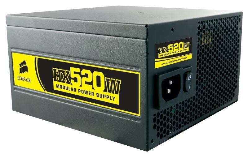 Corsair HX520W voeding, Computers en Software, Interne voedingen, Ophalen of Verzenden, Gebruikt