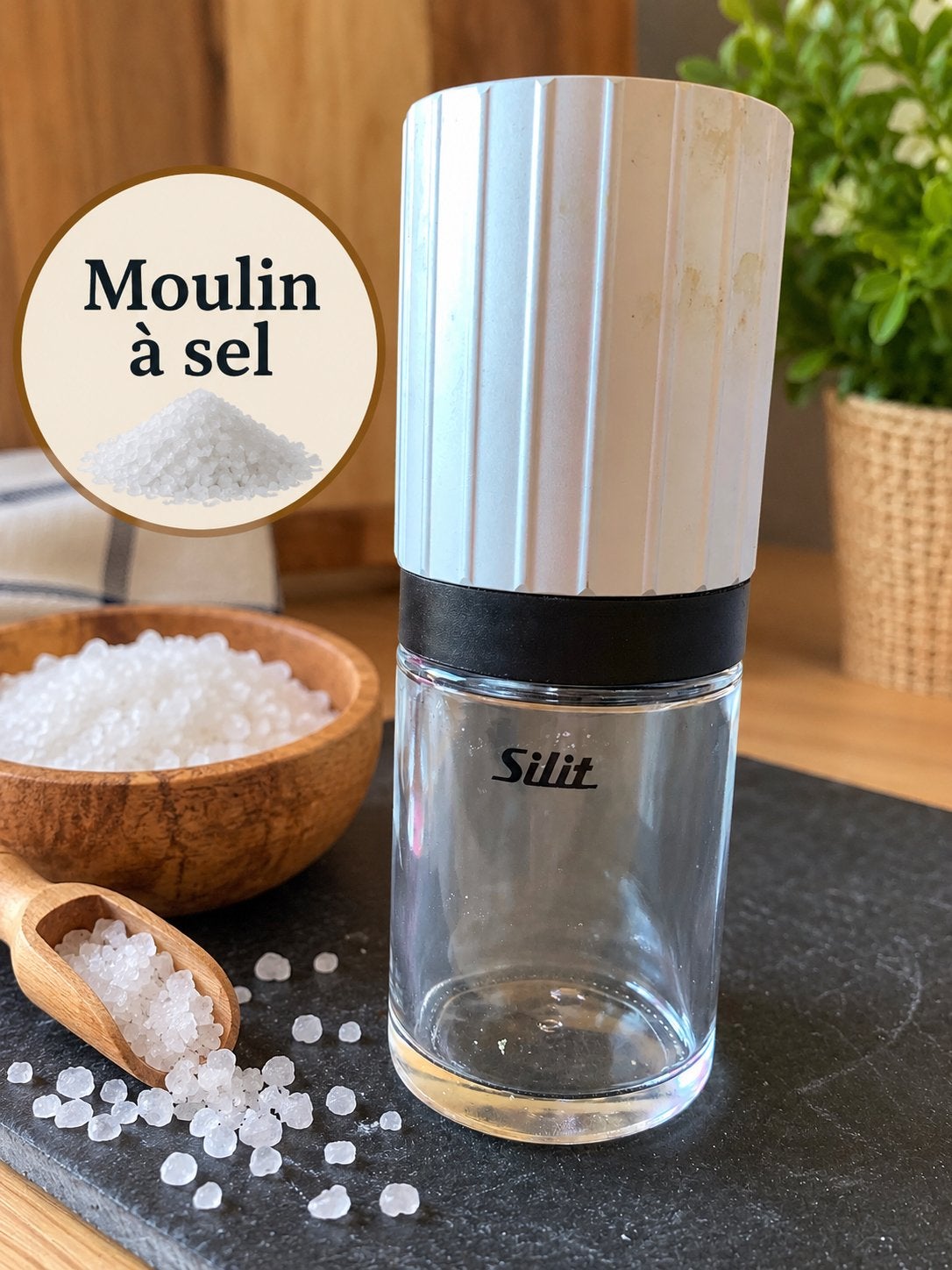 MOULIN À SEL SILIT, Verre, Autres marques, Autres types, Comme neuf