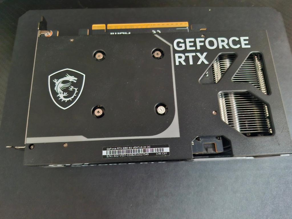 MSI GeForce RTX 5060 8G VENTUS 2X OC, Computers en Software, Ophalen of Verzenden, Nvidia, PCI