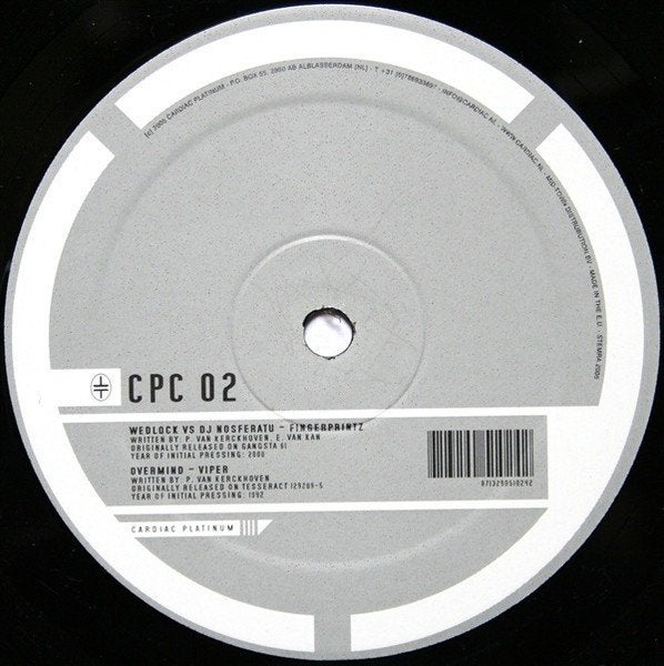 Various – Cardiac Platinum Collection 02, Cd's en Dvd's, Vinyl | Dance en House, Ophalen of Verzenden, Hardcore