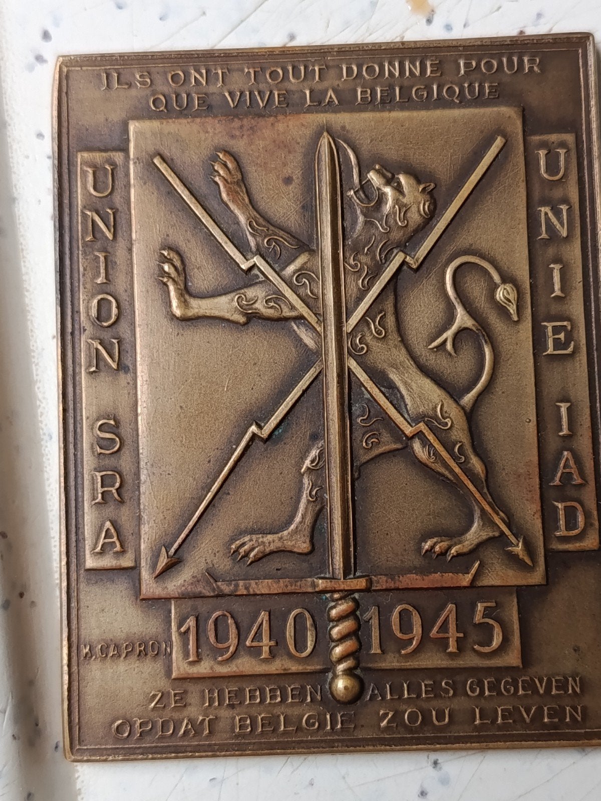 plaque commémorative, Enlèvement ou Envoi