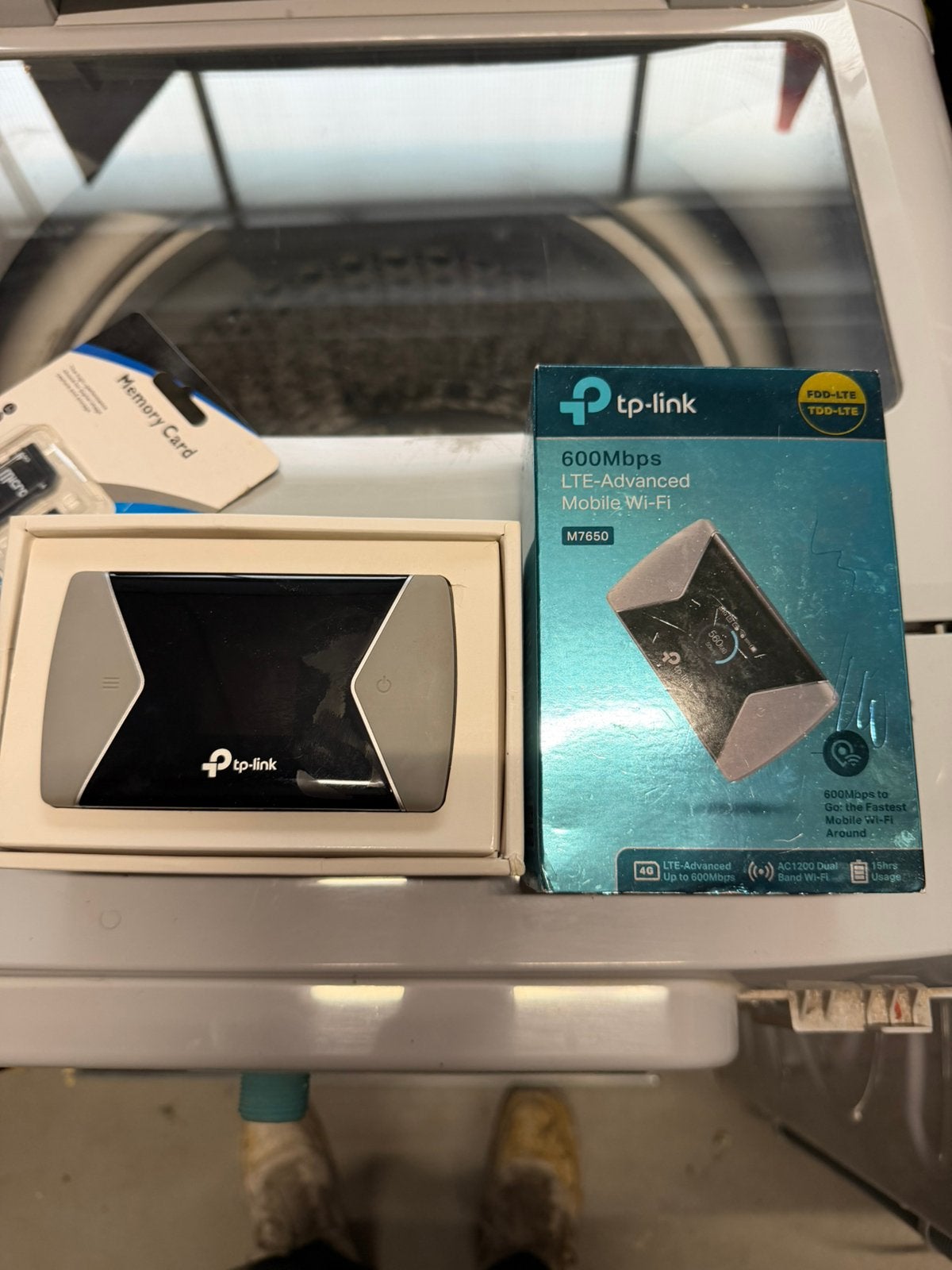 TP-Link M7650 4G+ mobiele WiFi-router – 600 Mbps – met doos, Ophalen of Verzenden, Zo goed als nieuw