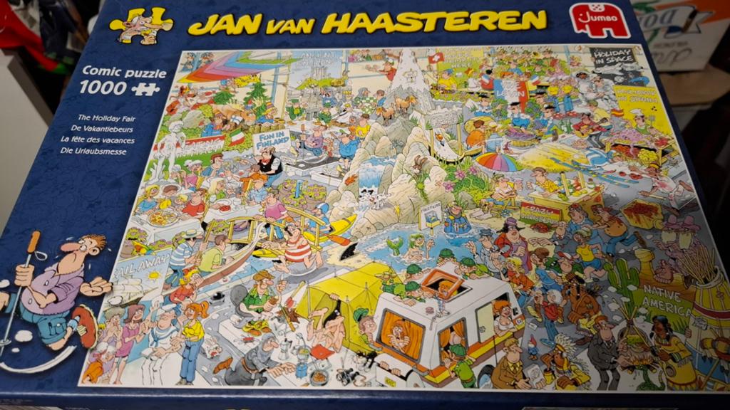 Puzzel jan van haasteren 1000stuks De vakantiebeurs, Enlèvement