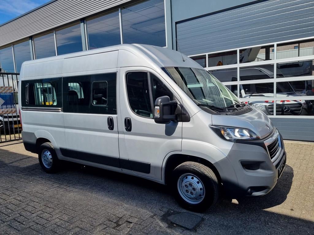 Peugeot Boxer 2.0 HDI L2H2 9 Persoons Euro 6, Autos, Argent ou Gris, Achat, Electronic Stability Program (ESP), Euro 6