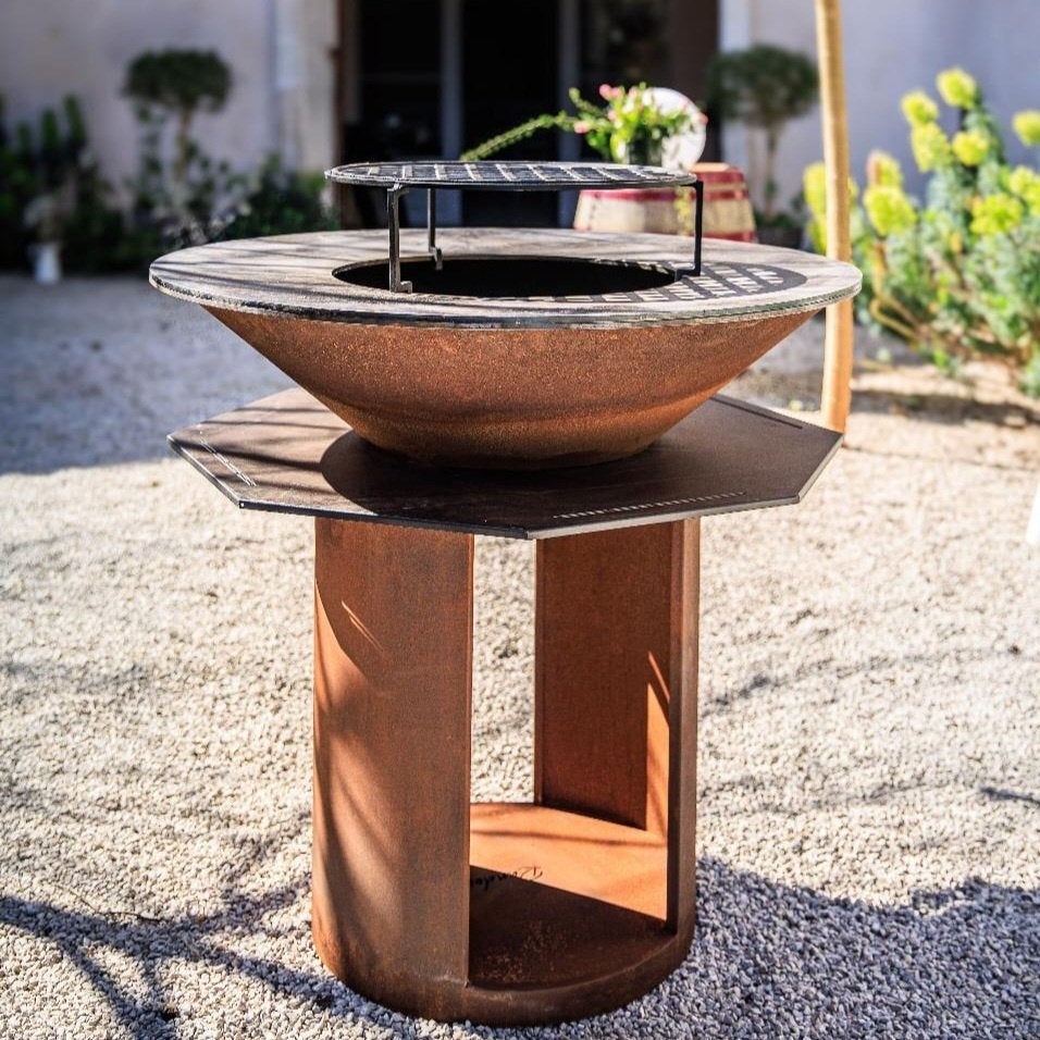 Brasero plancha 1m neuf, Jardin & Terrasse, Bols de feu, Enlèvement, Neuf