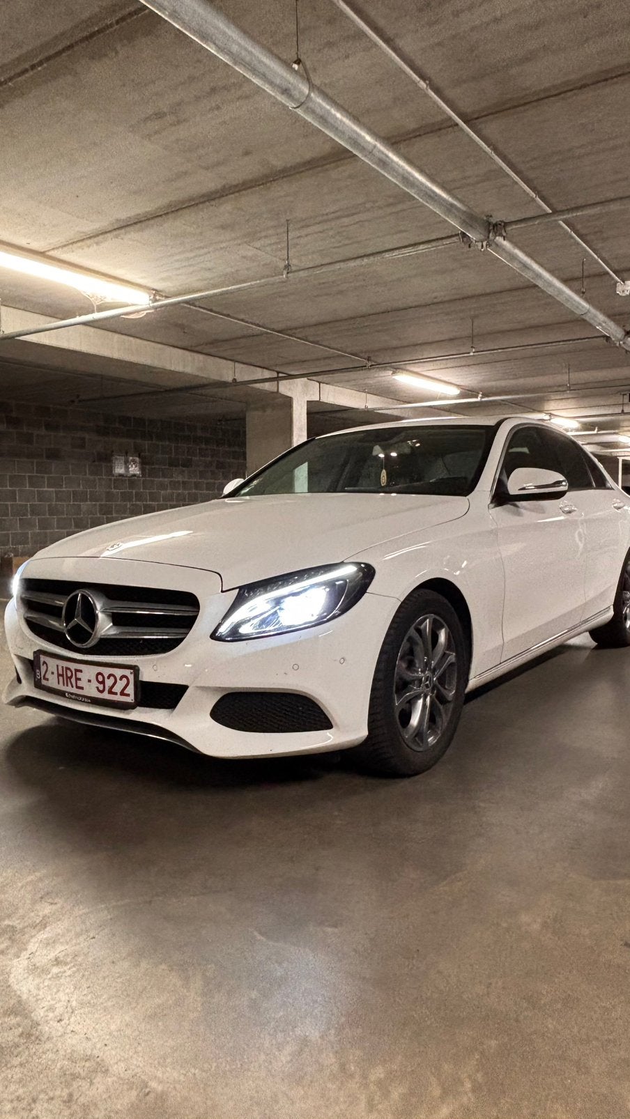 Mercedes C180, Automaat, 4 deurs, Euro 6, Wit