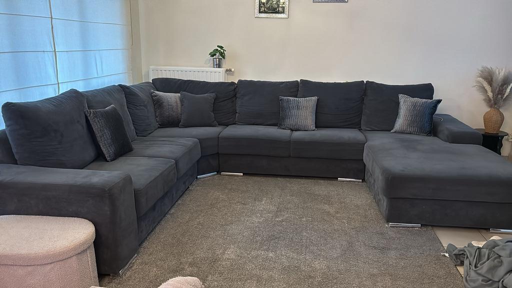 Salon/zetel XL, Huis en Inrichting, Ophalen, Gebruikt, Hoekbank