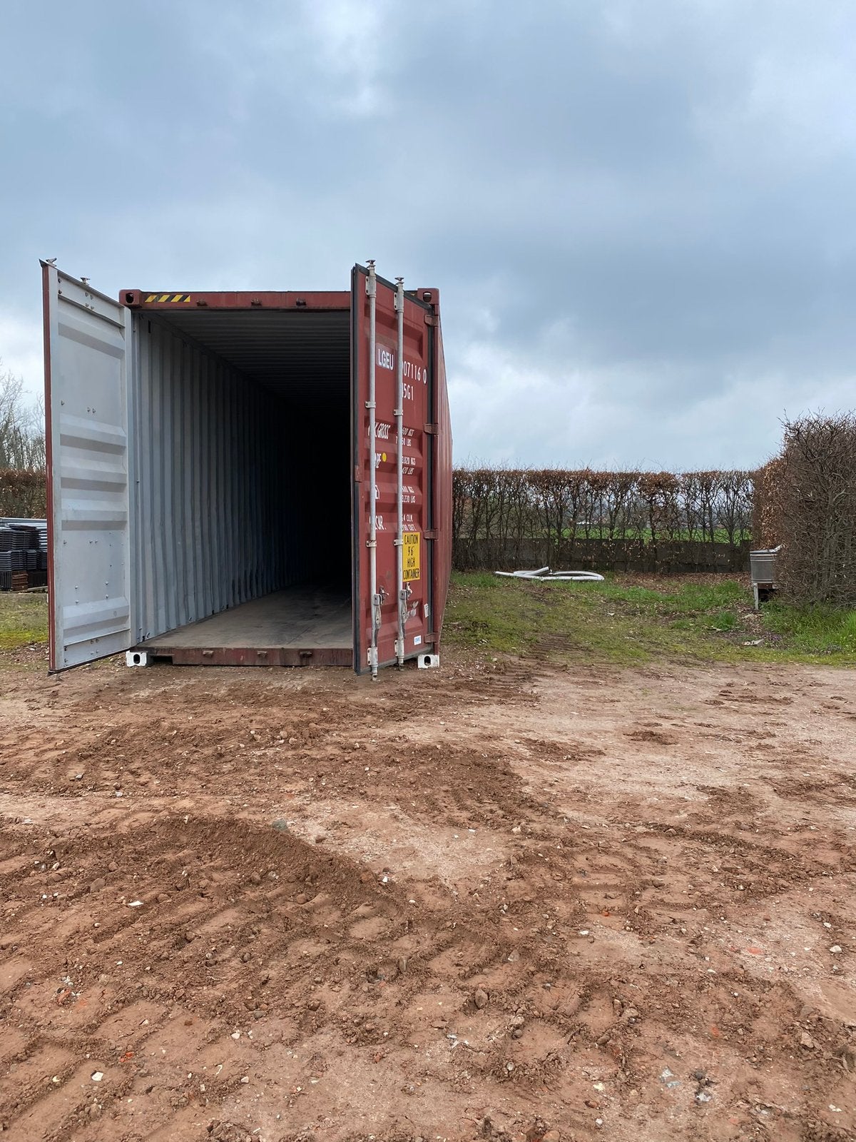 Opslagplaats 40 voetHich cube container te huir, Immo, Garages & Places de parking