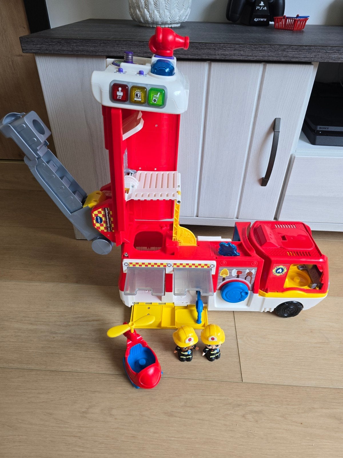 Vrolijke vriendjes vtech 2 in 1 brandweerwagen, Enlèvement