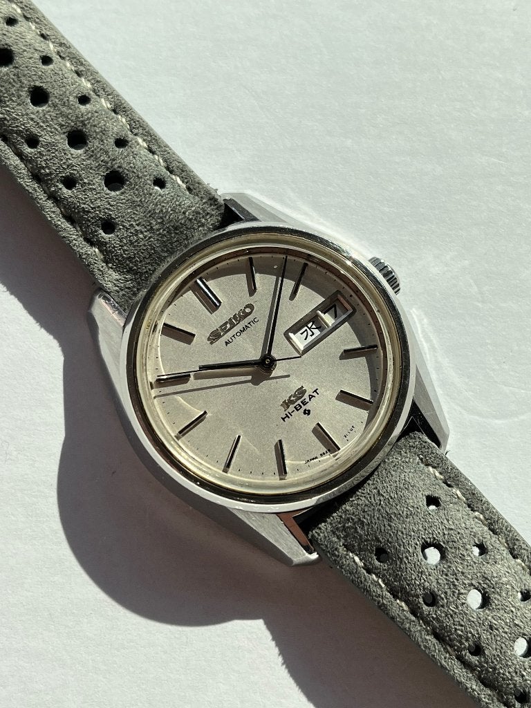 Seiko King Seiko 5626-7041 Vintage in zeer goede staat, Handtassen en Accessoires, Seiko, Staal, Met bandje, Polshorloge