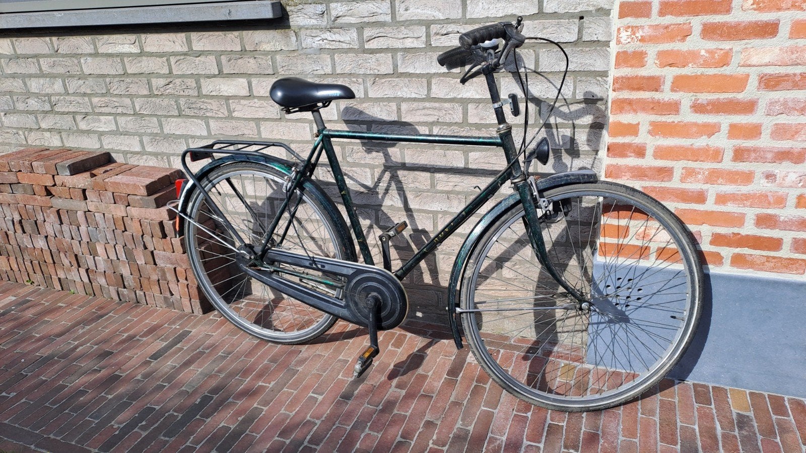 Goede herenfiets studentenfiets Novy, Fietsen en Brommers, Gebruikt, Velgrem, Versnellingen, 49 tot 53 cm