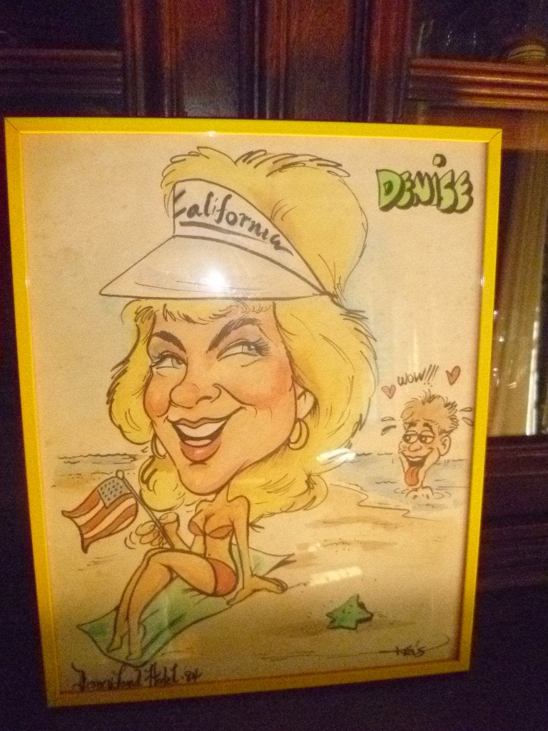 disneyland hotel caricature tekening, Enlèvement, Dessin