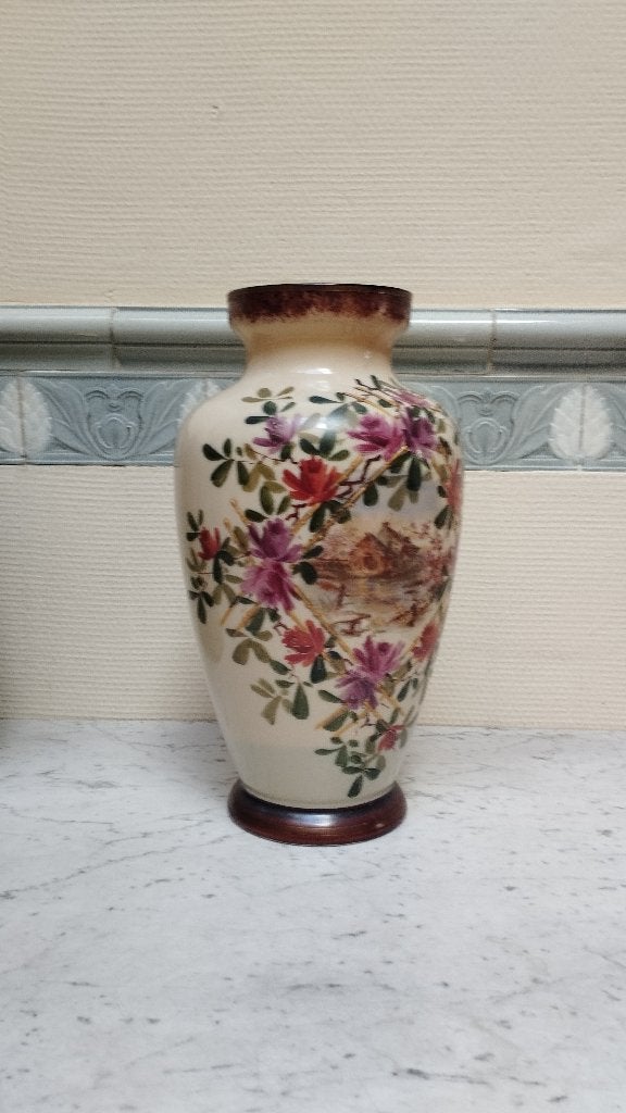 Vase opaline peint mains, Enlèvement
