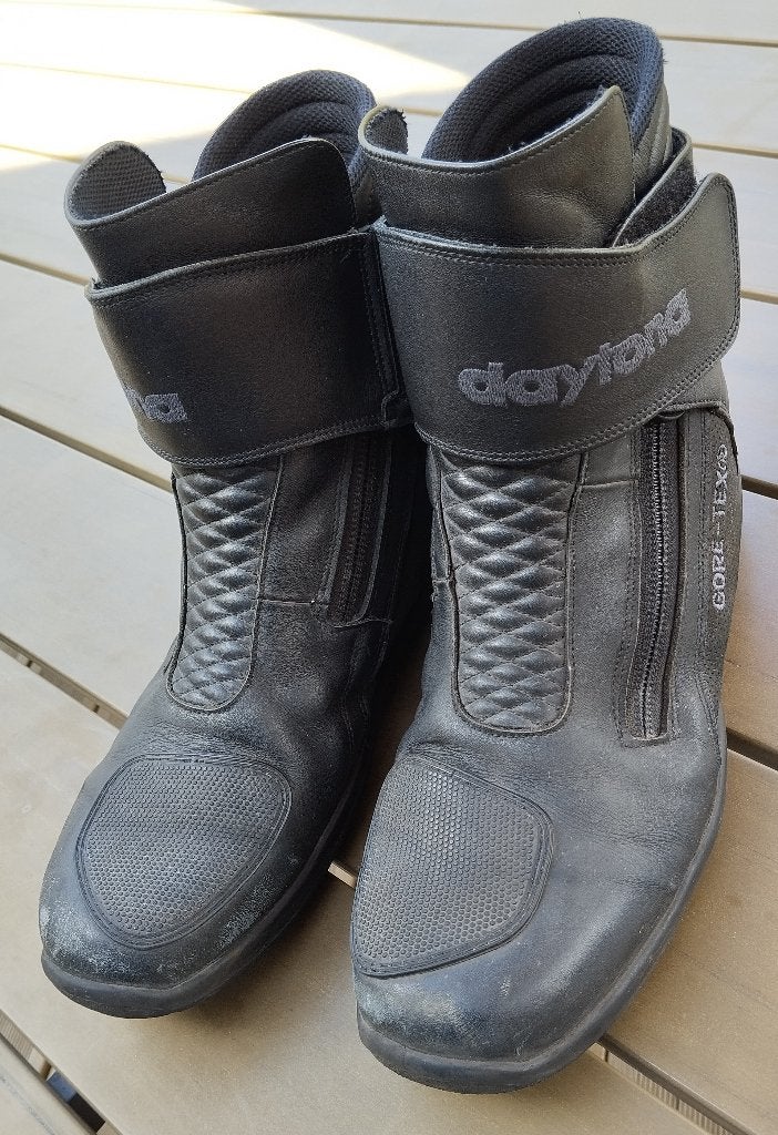 Bottes moto Daytona GORE-TEX pointure 44 imperméable, Seconde main, Bottes, Enlèvement, Hommes