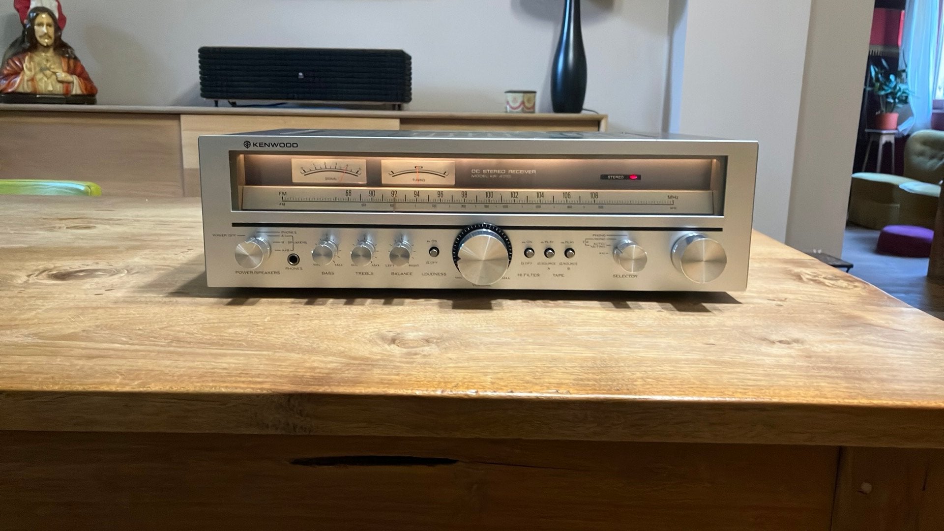 Kenwood kr 4010 receiver 1979, Audio, Tv en Foto, Ophalen, Zo goed als nieuw