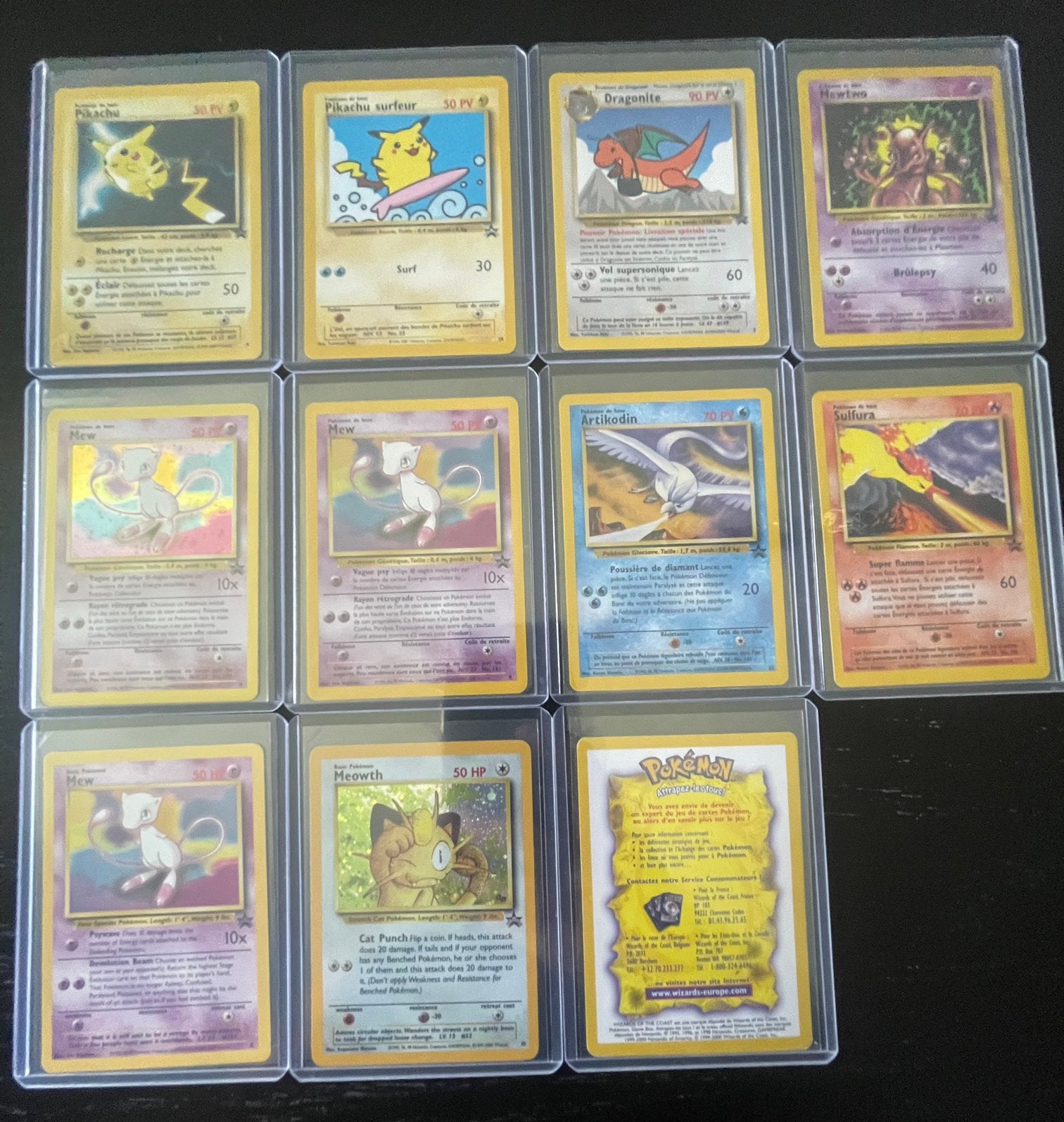Pokemon promo, Ophalen, Zo goed als nieuw