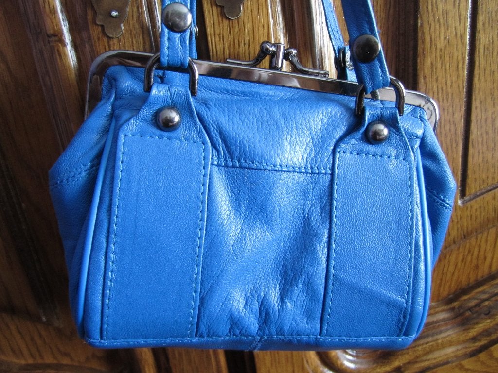 Dames Tasje, Bijoux, Sacs & Beauté, Enlèvement ou Envoi, Neuf, Bleu, Sac de soirée