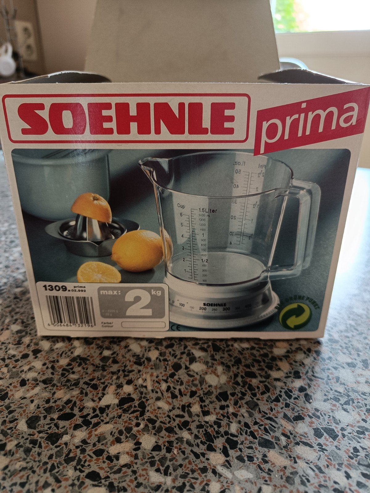 keukenweegschaal Soehnle, Huis en Inrichting, Ophalen, Zo goed als nieuw, Wit, Overige merken