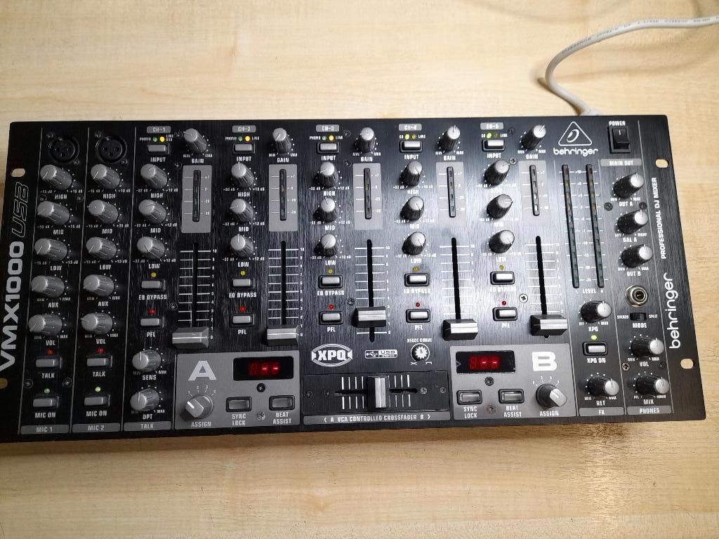 mengpaneel VMX1000USB, Enlèvement, Comme neuf, 5 à 10 canaux, Entrée micro