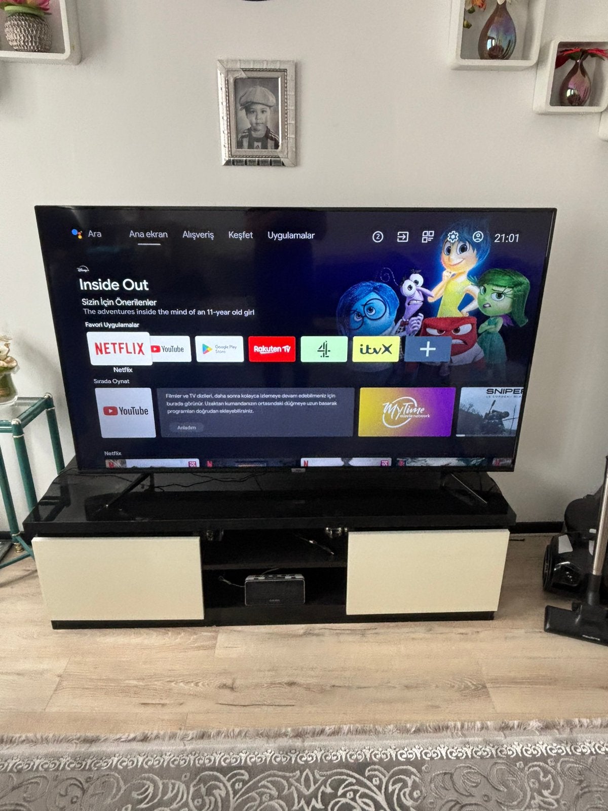 TCL smart tv (170cm) Android tv ( perfecte staat), Enlèvement ou Envoi, Comme neuf