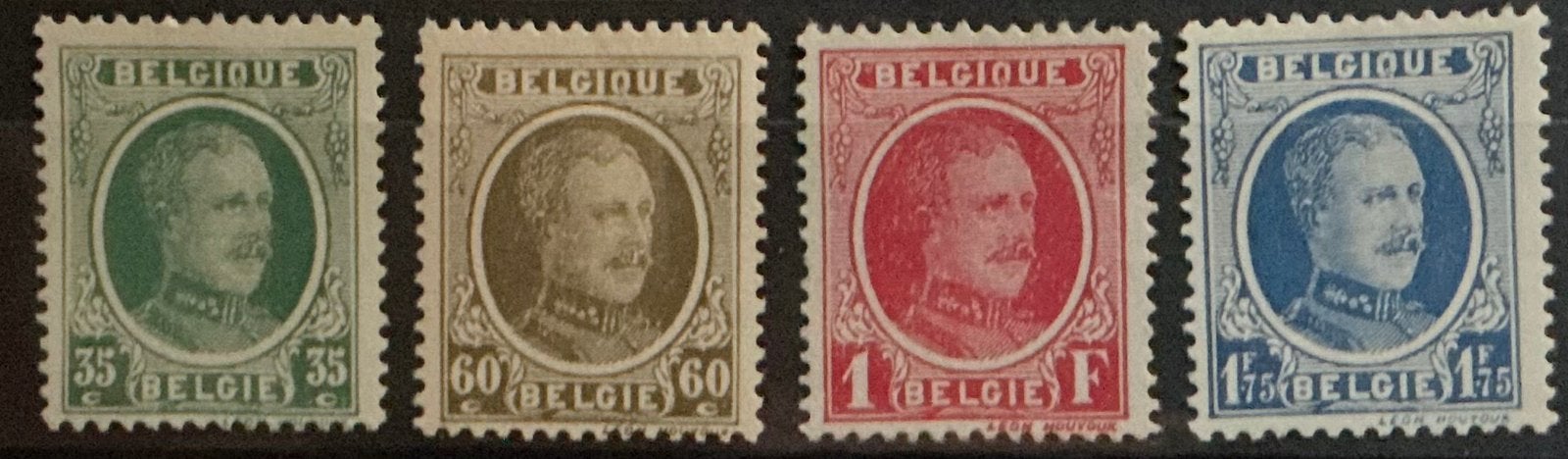 LOT 889. OBP: 254/57. HOUYOUX. MNH., Koninklijk huis, Orginele gom, Ophalen of Verzenden, Postfris