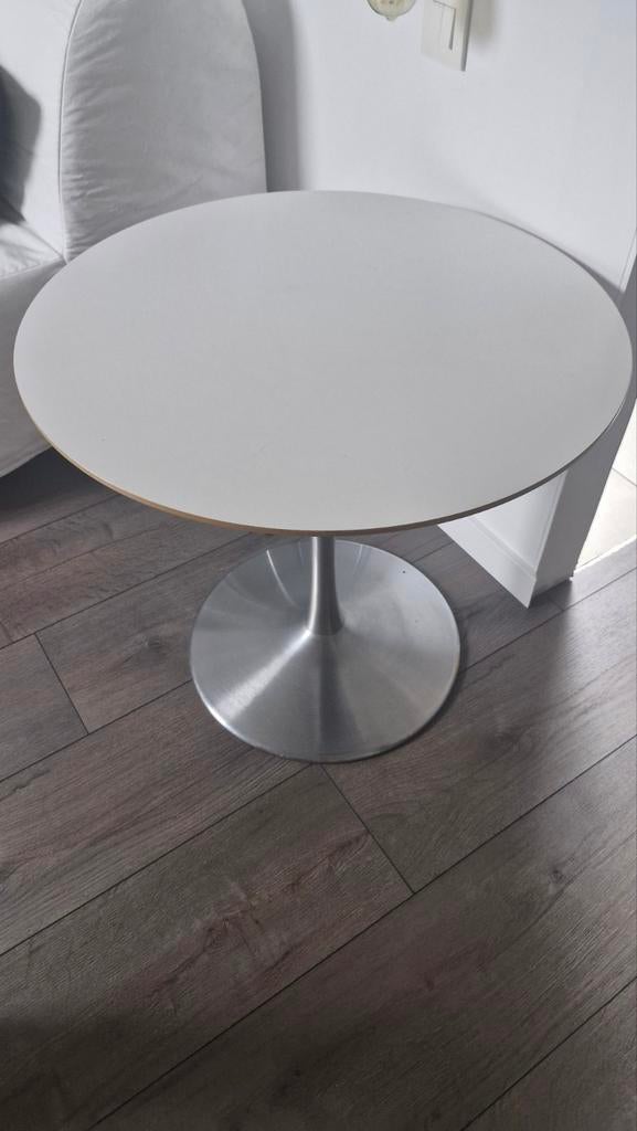 Ronde bijzettafel, Huis en Inrichting, Tafels | Bijzettafels, Ophalen, Rond