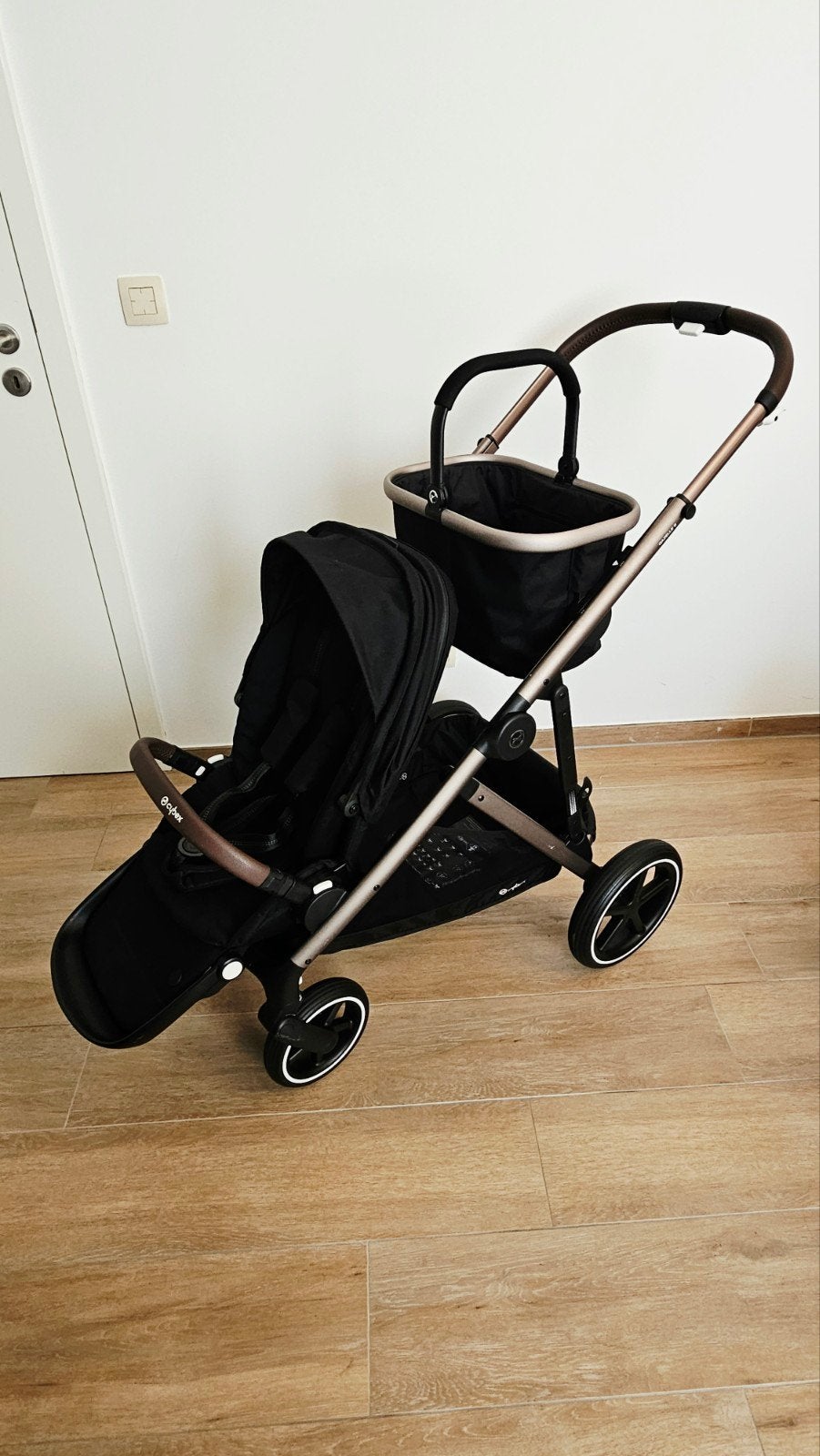 Cybex Gazelle S, Enlèvement, Poussette, Tige de poussée réglable