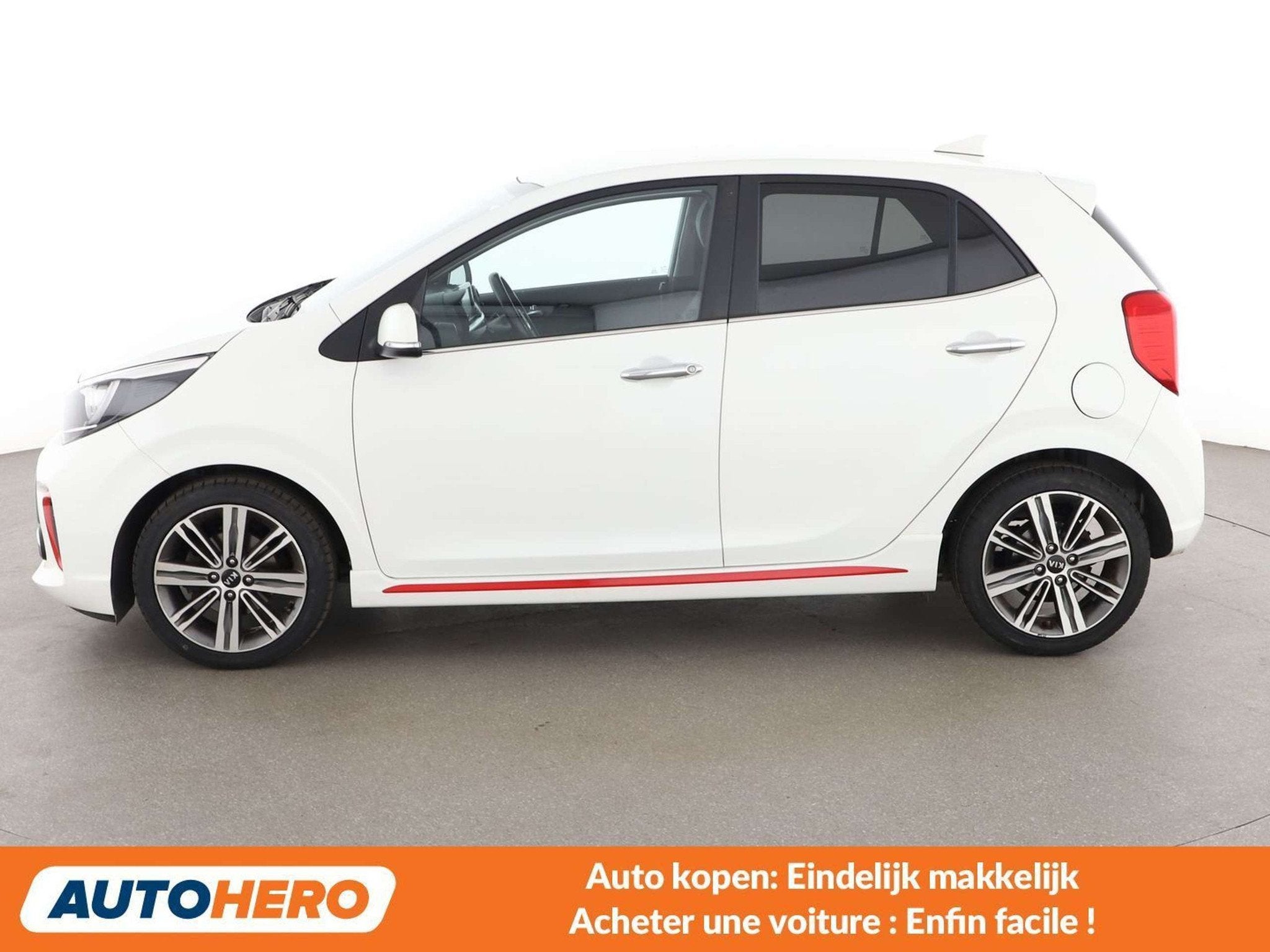 Kia Picanto 1.2 GT Line (bj 2020), Auto's, Kia, Voorwielaandrijving, Gebruikt, 939 kg, Wit