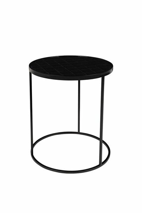 Nieuwe Zuiver Glazed bijzettafel - Zwart, Ophalen of Verzenden, Nieuw