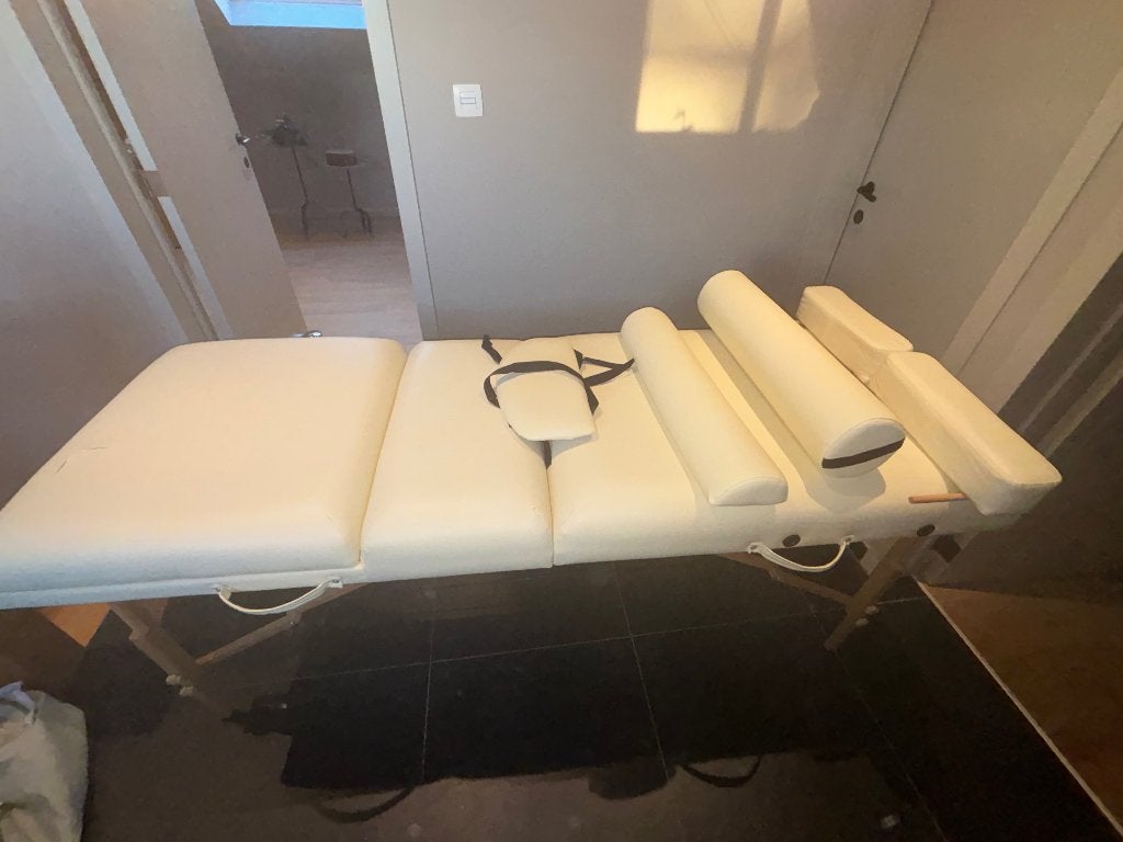Massage tafel TECTAKE, Ophalen, Gebruikt, Massagestoel of Kussen