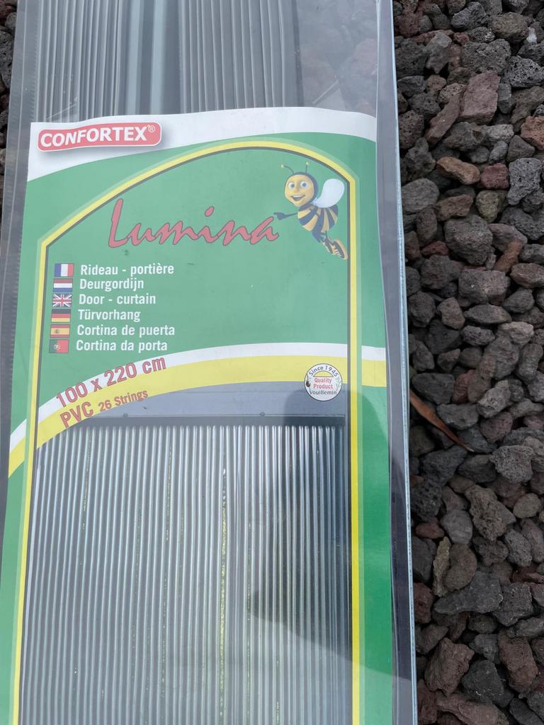 Deurgordijn PVC, Ophalen, Zo goed als nieuw