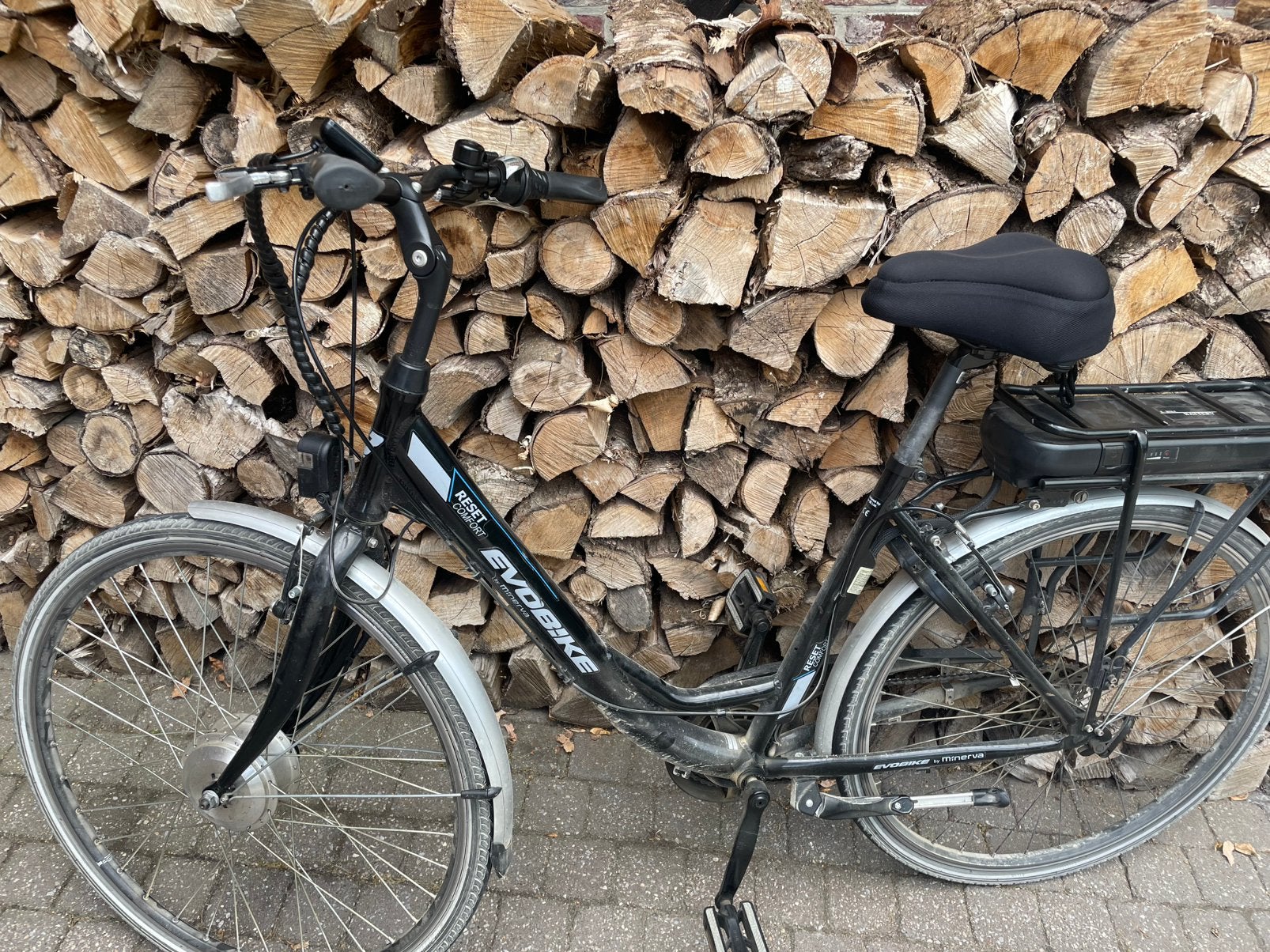 Evobike voorwielmotor, Vélos & Vélomoteurs, Vélos électriques, Utilisé, Autres marques, 55 à 59 cm, 50 km par batterie ou plus