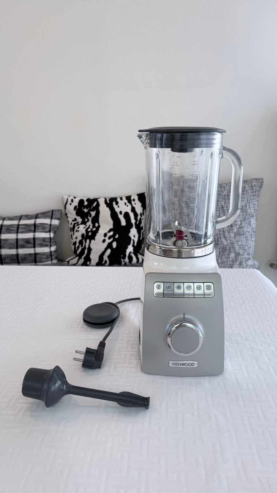 Kenwood multifunctionele mixer glazen kan als nieuw compleet, Elektronische apparatuur, Blenders, Ophalen, Zo goed als nieuw, Blender